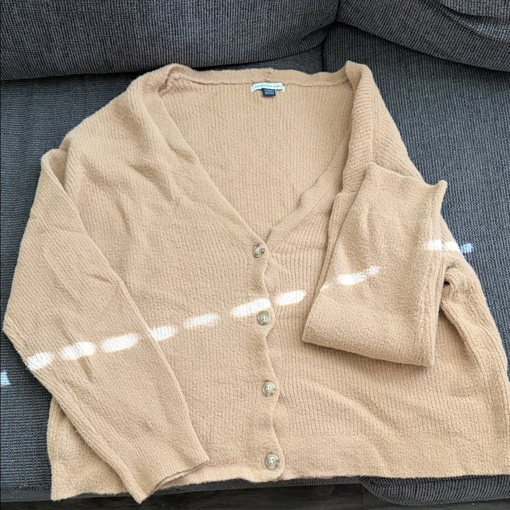 American Eagle Outfitters Tan Women's Cardigan